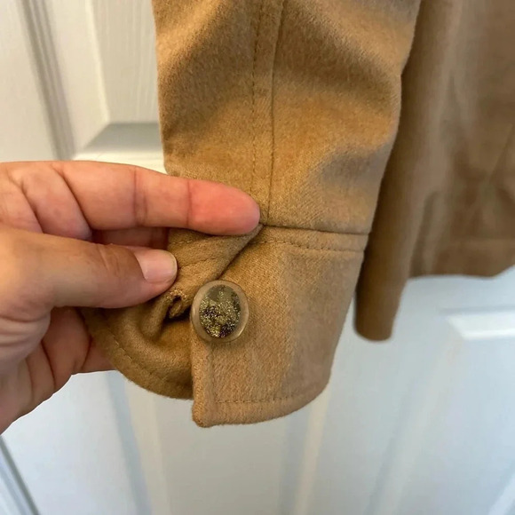 ! Escada Camel Hair Wool Blazer Jacket Size 38 - Picture 6 of 7